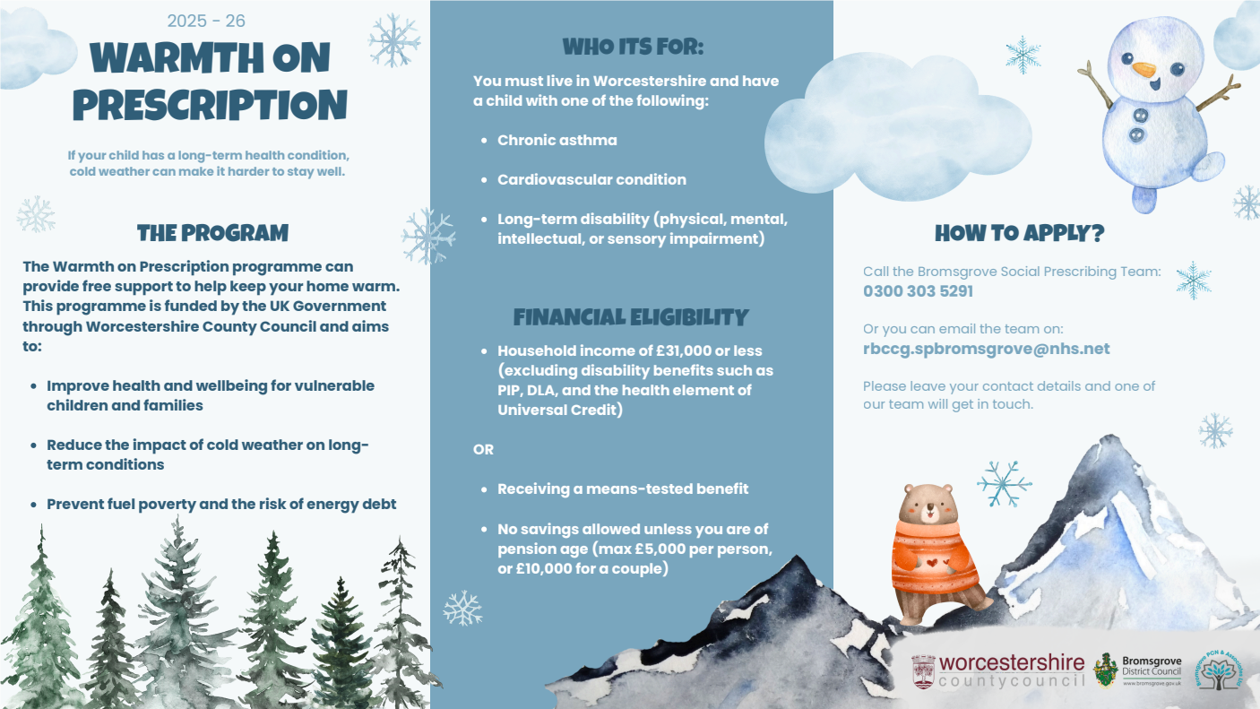 Family Warmth on Prescription Scheme 